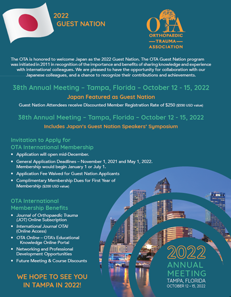 38th Annual Meeting - Tampa, Florida - October 12-15, 2022